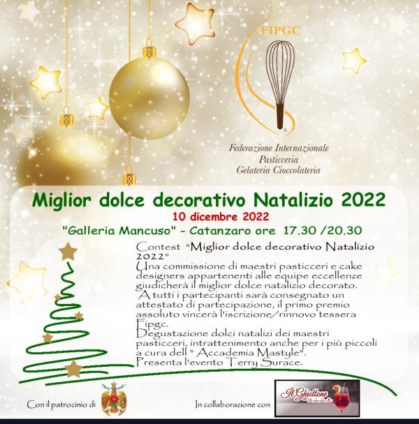 images A Catanzaro domani 10 dicembre la gara tra pasticceri: vince il "miglior dolce decorativo di Natale"