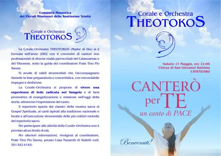 Catanzaro, 'Un canto di pace' al San Giovanni della Corale Orchestra Theotokos