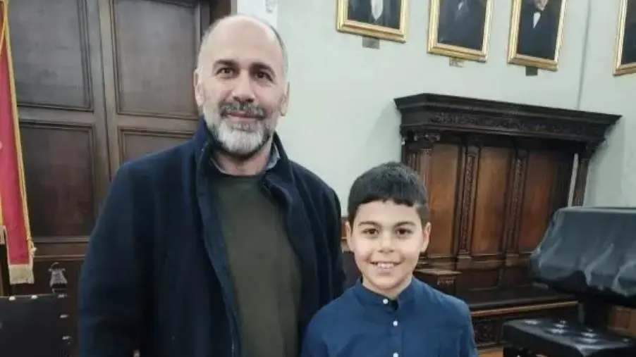 Catanzaro, premiato a Palazzo De Nobili il giovane campione di minicross Giuseppe Scicchitano