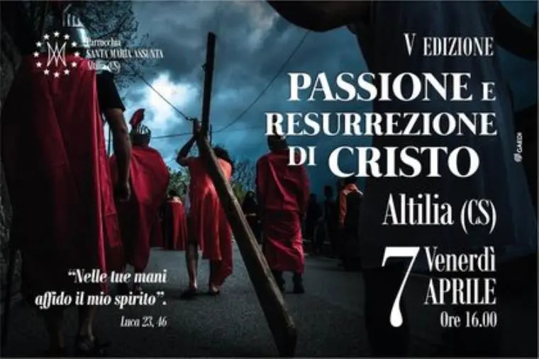 images Pasqua 2023, ad Altilia la rappresentazione della Passione di Cristo