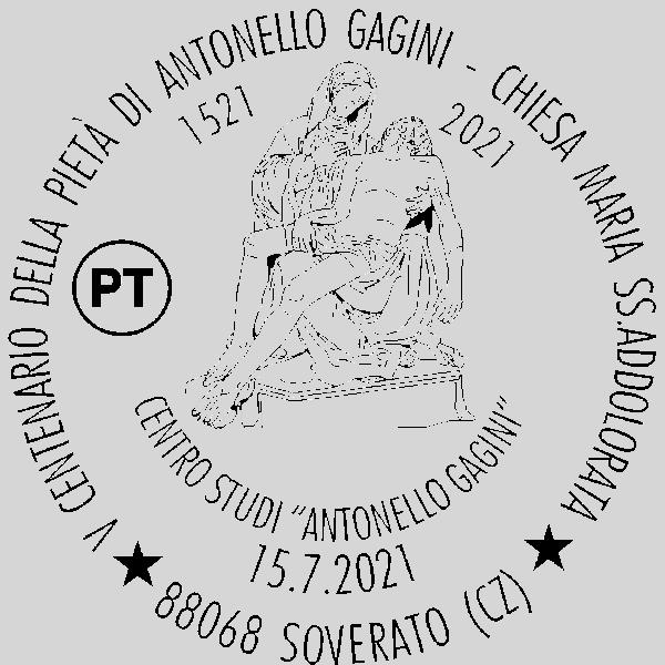 images Soverato. Poste Italiane ha attivato l'annullo filatelico per il V centenario della Pietà del Gagini