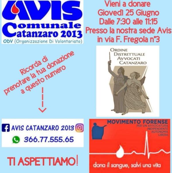 images “Il Foro della Vita”, Avis e Avvocati promuovono la campagna di sensibilizzazione per la donazione del sangue