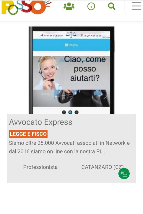 images Avvocato express si sposta sulla Piattaforma POSSO.it, per due ore al giorno consulenze e risposte gratuite per gli utenti  