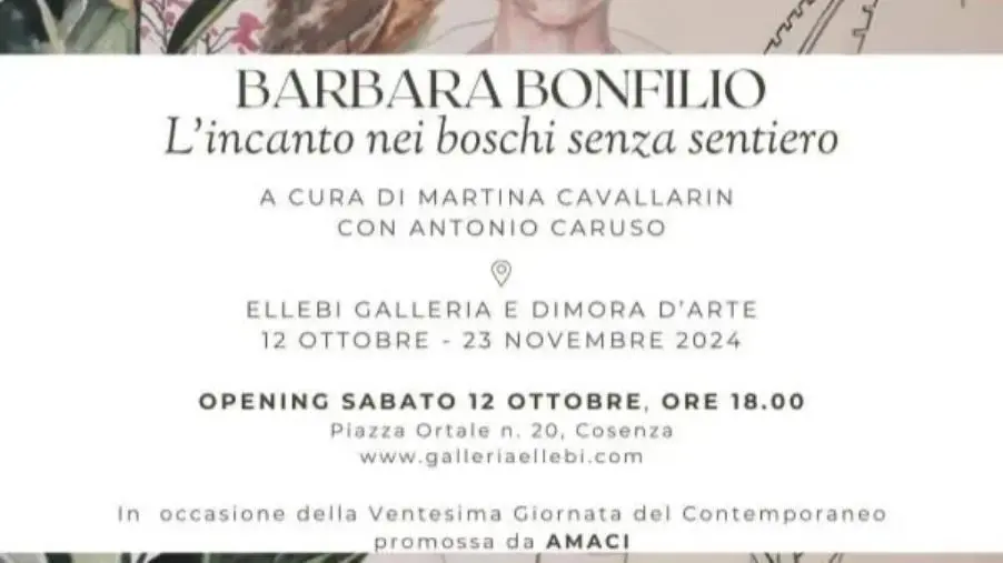 images Cosenza, la galleria d’arte Ellebi a Cosenza presenta la personale di Barbara Bonfilio  