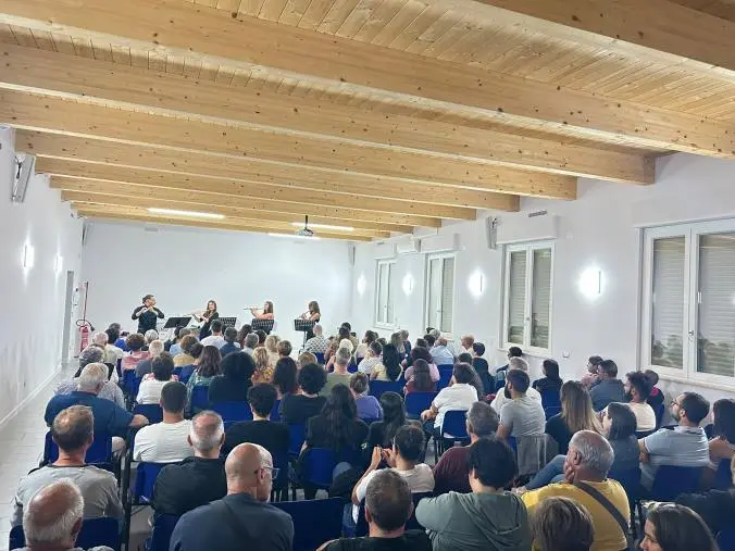 images Gasperina, teatro del concerto dei “Quartettus Auri”