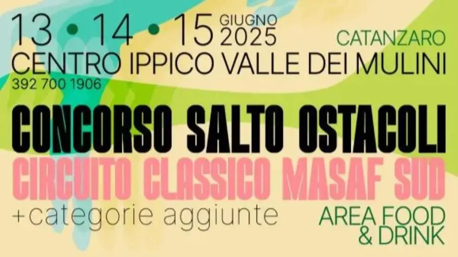 images Catanzaro, al Centro Ippico Valle dei Mulini il Circuito Classico MASAF Sud: 3 giorni di sport, spettacolo e passione equestre