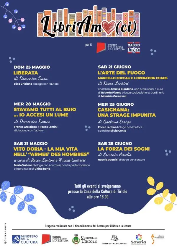 “Il Maggio dei Libri” 2025 a Tiriolo: calendario ricco di incontri, letture e laboratori narrativi
