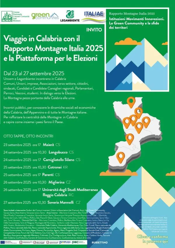 Regionali, Uncem presenta proposte per i territori montani 