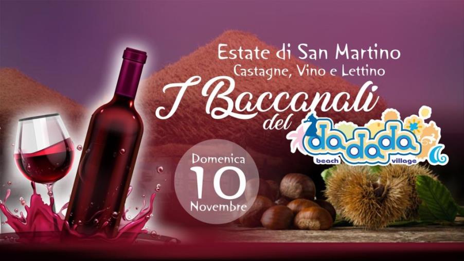 images Al Dadada si festeggia l'estate di San Martino: domenica 10 novembre castagne, vino e lettino