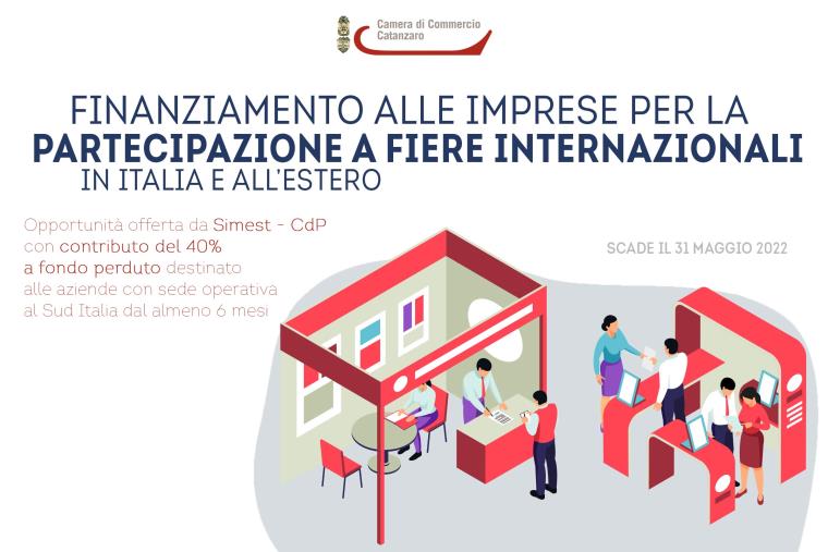 images Fiere internazionali, la Camera di commercio di Catanzaro sostiene le imprese con finanziamenti "agevolati"