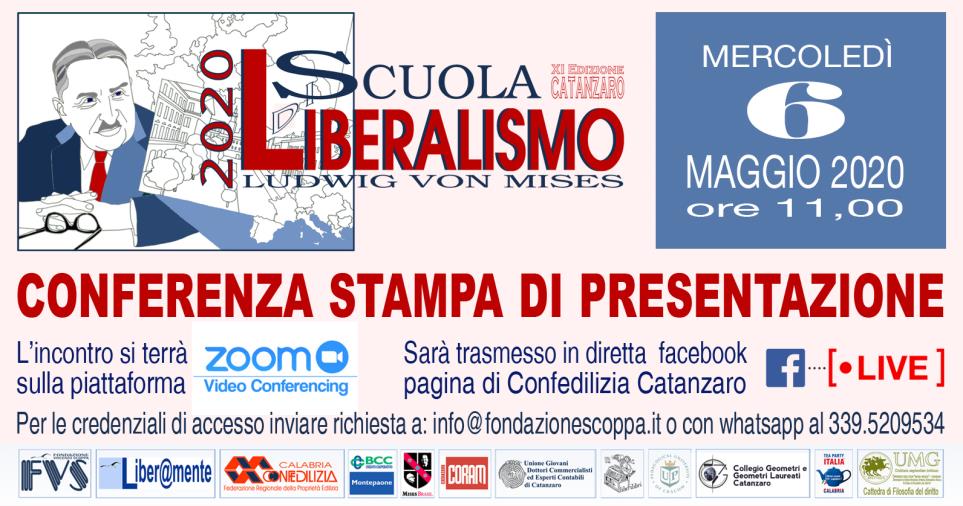 images Al via on line l’XI edizione della Scuola di liberalismo “Ludwig Von Mises” di Catanzaro