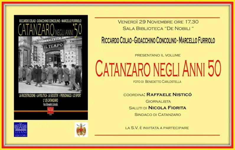 “Catanzaro negli Anni 50” rivive in un grande volume con le foto dell’archivio Carlostella