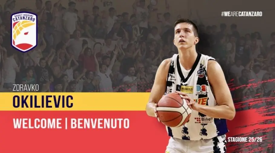 Basket Acadeny Catanzaro, ufficiale l’ala Zdravko Okiljevic