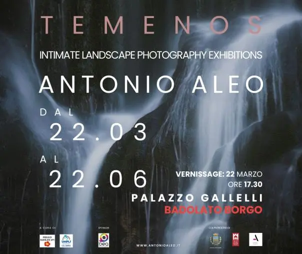 images “Temenos” di Antonio Aleo a Badolato: nuova mostra fotografica al CAT di Palazzo Galellli