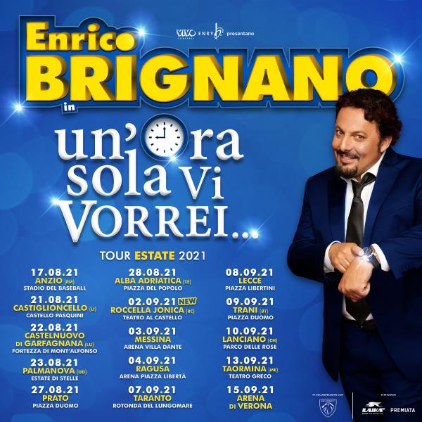 images Roccella Summer Festival. Questa sera al Teatro al Castello l’atteso one-man show di Enrico Brignano 