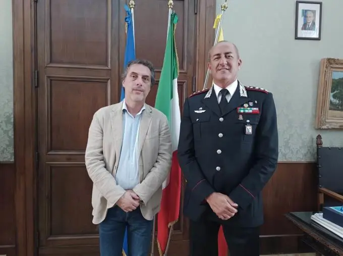 Catanzaro, il sindaco Fiorita ha ricevuto il nuovo comandante provinciale dei Carabinieri Pellegrino