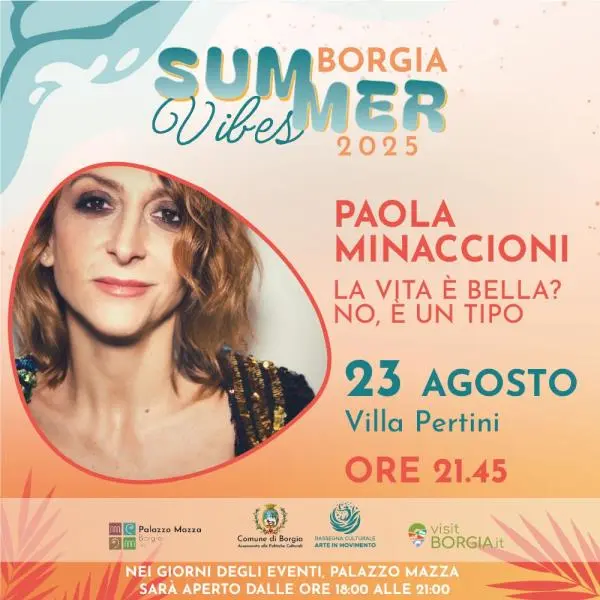 Due eventi imperdibili del cartellone Borgia Summer Vibes con Paola Minaccioni e la Pfm