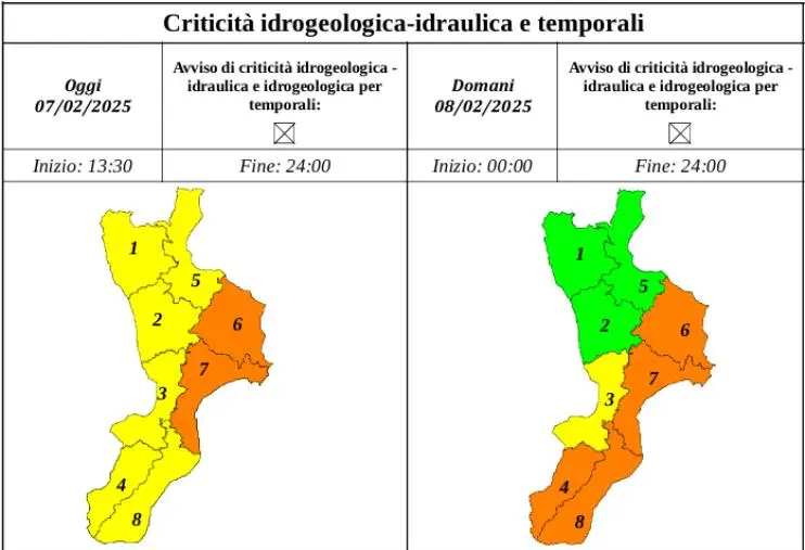 images Allerta meteo arancione: domani scuole chiuse a Catanzaro