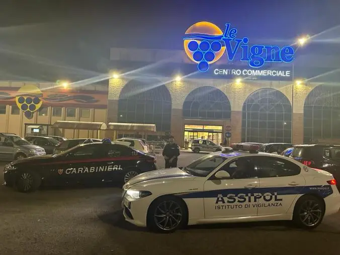 Furto sventato in un Centro commerciale di Castrovillari: fermati 4 malviventi da Assipol e Carabinieri 