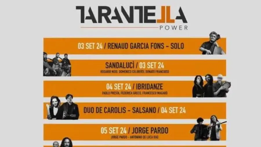 Cetraro ospiterà la XX edizione del “Tarantella Power” dal 3 al 7 settembre (IL PROGRAMMA)