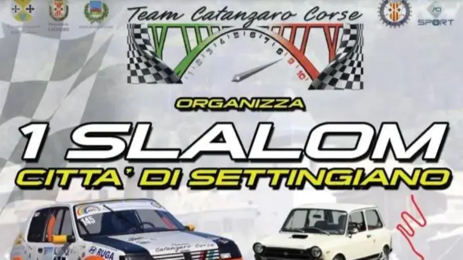 A Settingiano tutto pronto per lo Slalom automobilistico: la gara valida per il Challenge Calabria Slalom 2025
