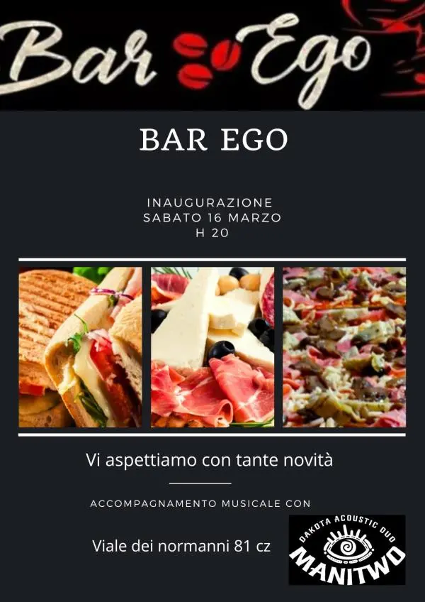 images Catanzaro, sabato 16 marzo inaugura il bar Ego: tante novità gustosissime e buona musica