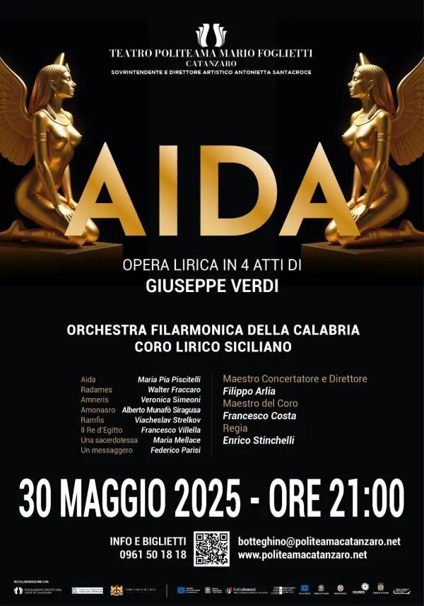 images Al Politeama di Catanzaro gran finale di stagione con la lirica: Aida tra tradizione e modernità

 