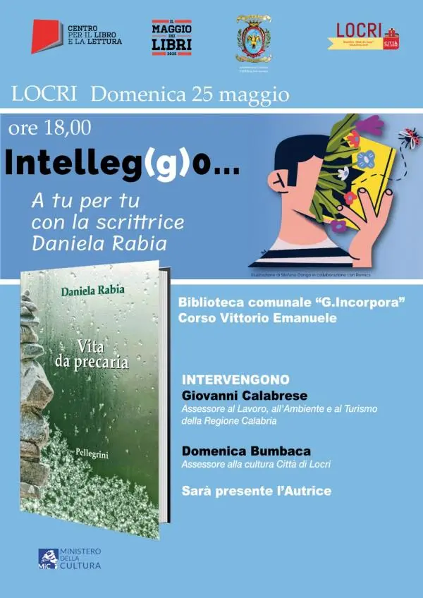 images La Biblioteca 'G. Incorpora' di Locri ospita "A tu per tu con la scrittrice Daniela Rabia"