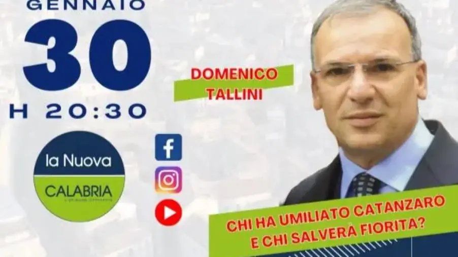 images Catanzaro Capitale, Domenico Tallini all'attacco (DIRETTA 20.30)