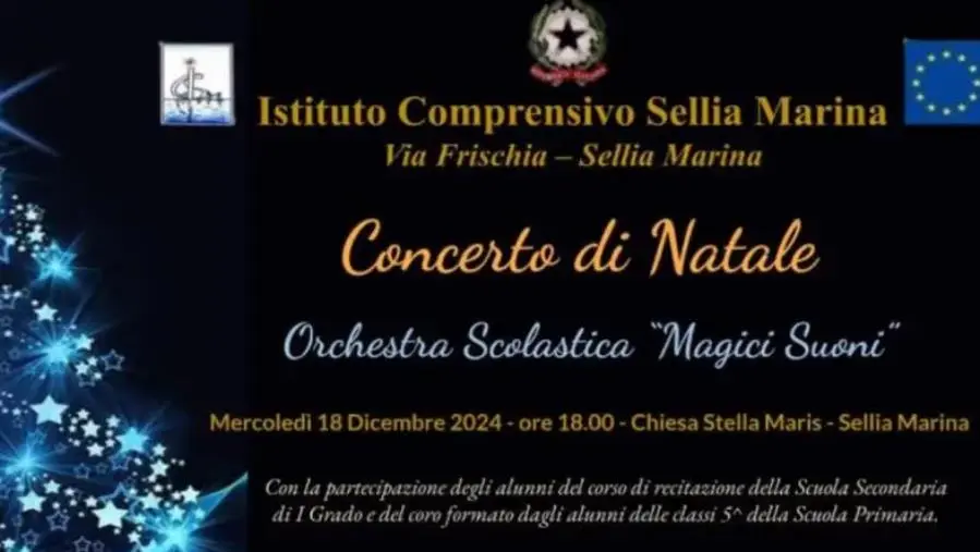Sellia Marina, tutto pronto per il Concerto di Natale del 18 dicembre