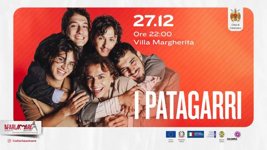 A Farla Amare comincia tu, doppio appuntamento a Villa Margherita: stasera I Patagarri, domani Coca Puma 