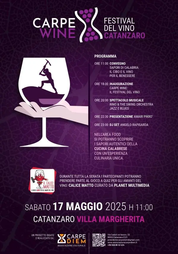 "Carpe Wine – Il Festival del Vino", giovedì la conferenza stampa con la presentazione del programma 