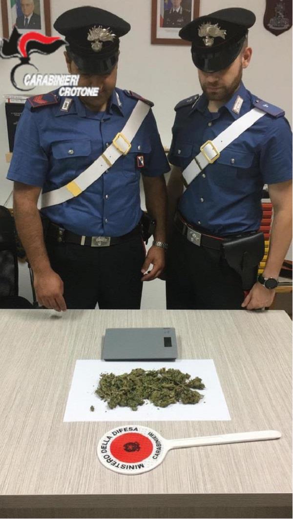 images Sorpreso in casa con 35 grammi di marijuana: arrestato un 47enne di Cotronei 