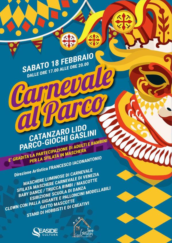 images Catanzaro, il programma di Carnevale al Parco Gaslini 