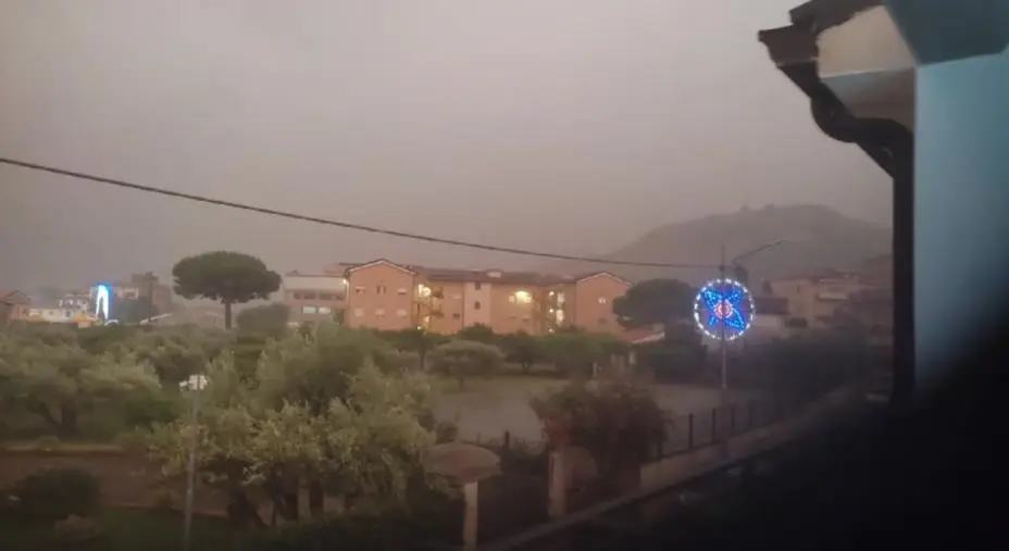 Catanzaro, bomba d’acqua sul quartiere di Santa Maria (VIDEO)