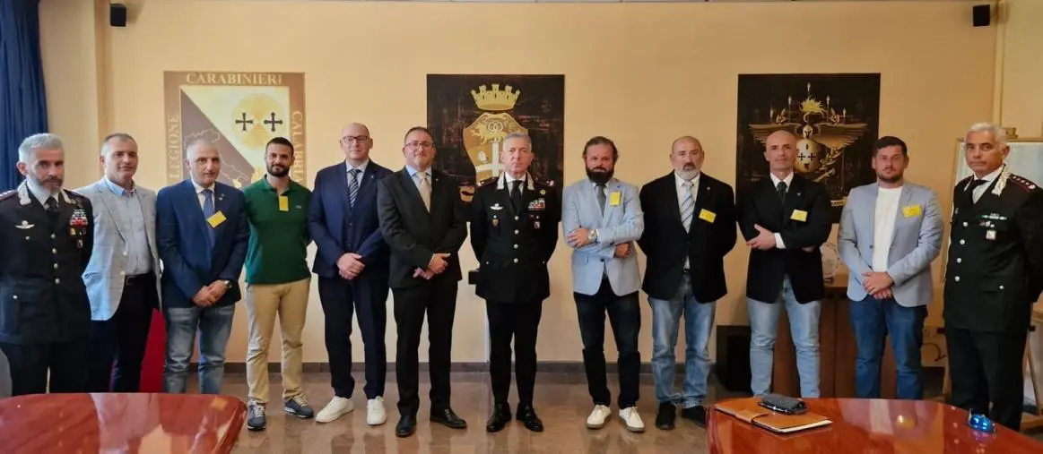 La delegazione calabrese di UNARMA ricevuta dal generale Sciuto e dall’intero Stato Maggiore