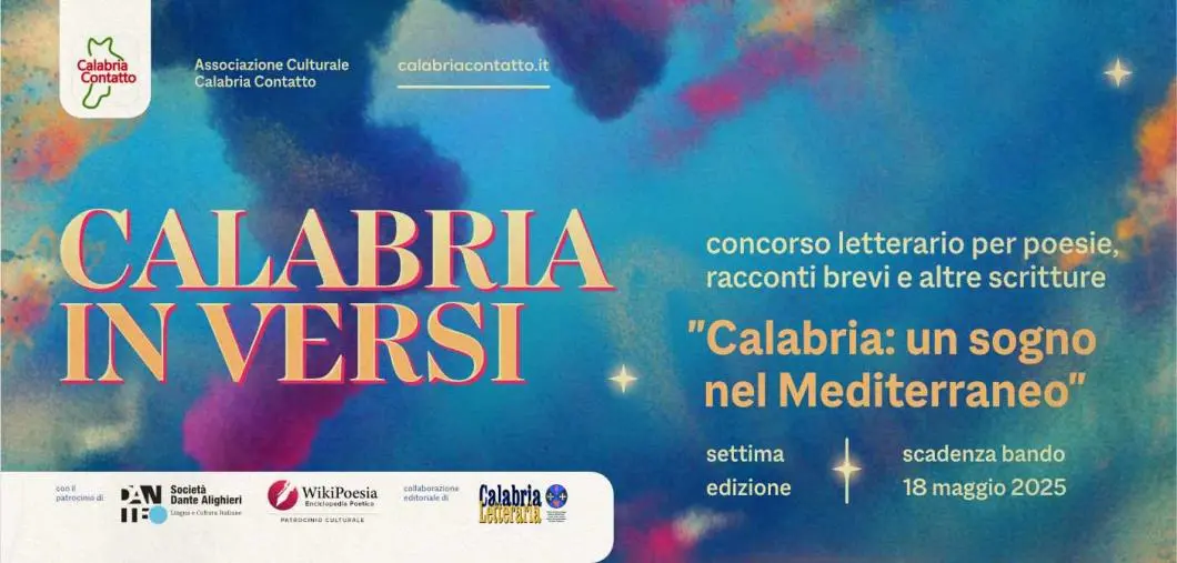 "Un sogno nel Mediterraneo": al via la VII edizione del concorso letterario “Calabria in Versi 2025”