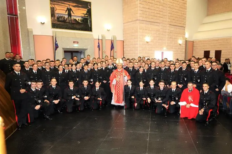 Reggio, celebrate le cresime alla Scuola Allievi Carabinieri