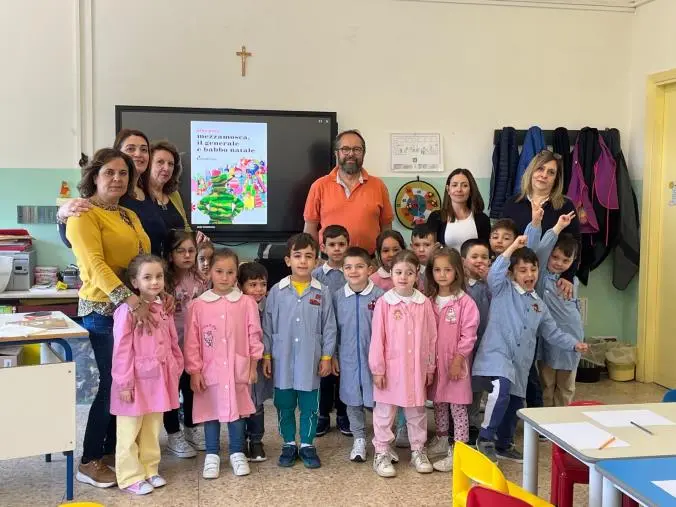 Un giorno speciale con Pino Pace per i bimbi del Comprensivo Catanzaro Mater Domini Nord Est Manzoni 