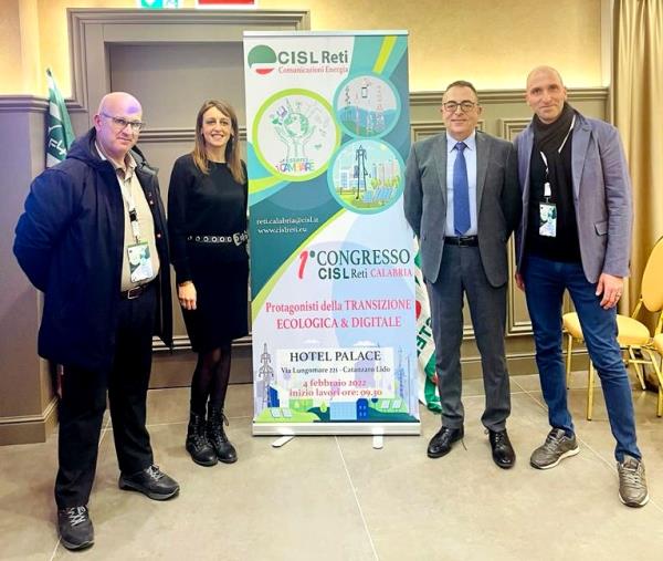 images Cisl Reti Calabria, celebrato il primo congresso: alla guida confermato Francesco Canino