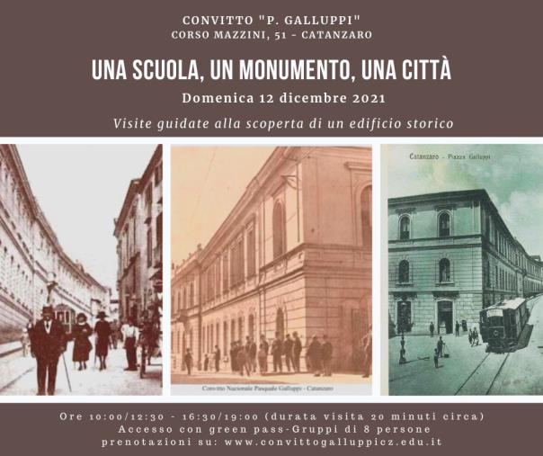 images "Una scuola, un monumento, una città": continuano le prenotazioni per le visite guidate del "vecchio" Convitto 'Galluppi' 