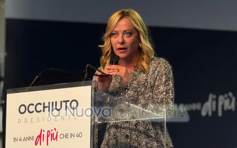 Sanità, Giorgia Meloni a Lamezia: "Avviato iter per l'uscita dal commissariamento"