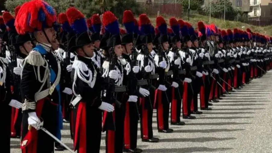 A Reggio il solenne giuramento e apposizione degli alamari del 142° Corso Allievi Carabinieri  “Car. M.O.V.M. Andrea Marchini”