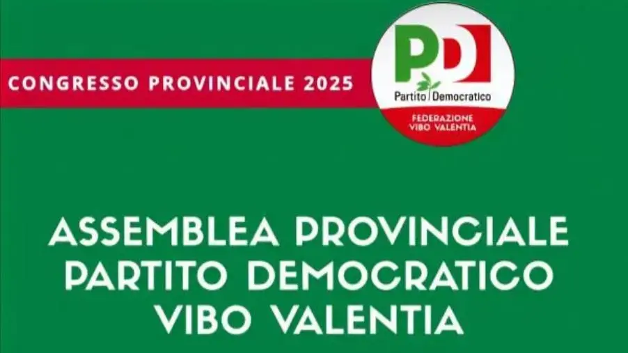 Il PD di Vibo Valentia convoca l’Assemblea Provinciale