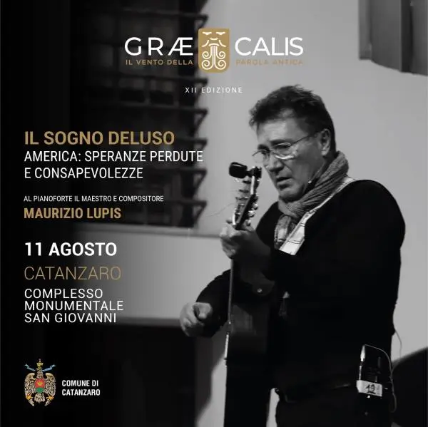 images Catanzaro, stasera al San Giovanni “Il sogno deluso”: un viaggio tra musica, poesia e mito dell’America