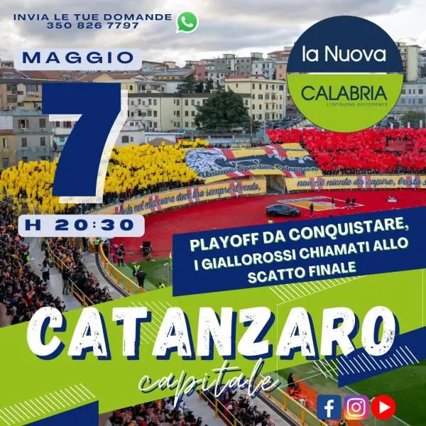 images Catanzaro Capitale, il rush finale: i giallorossi a caccia dei playoff (DIRETTA 20.30)
