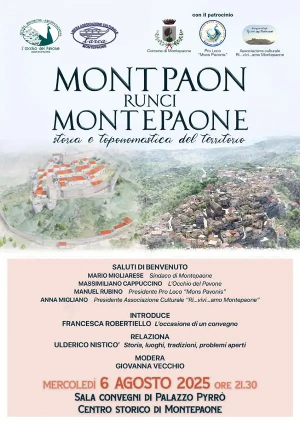 Montepaone riscopre le sue radici: un convegno tra storia, toponomastica e identità culturale