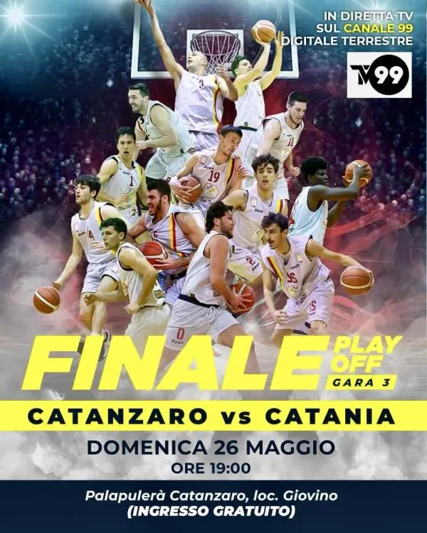 images Finale playoff, la Basket Academy Catanzaro attende in casa l'Alfa Catania