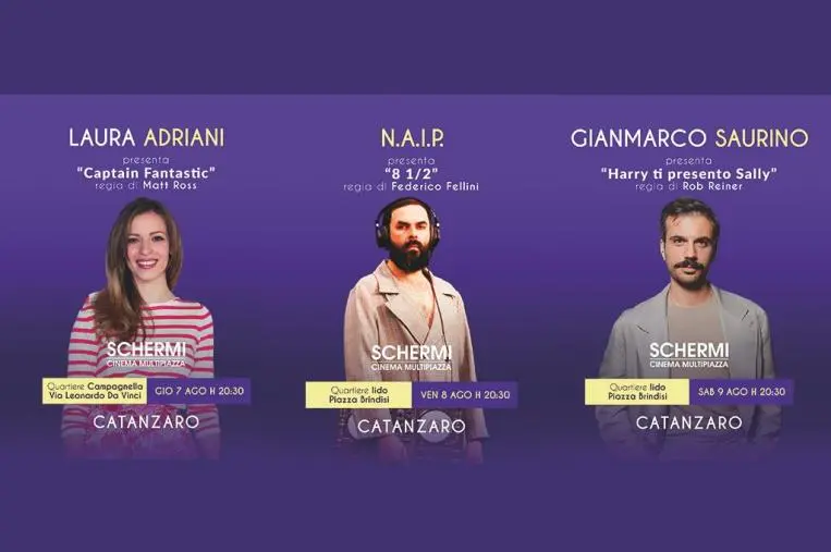 "Schermi" torna a Catanzaro, tre serate tra proiezioni gratuite e ospiti d’eccezione