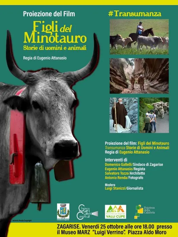 images Zagarise ospita il film "Figli del Minotauro / Storie di uomini e animali" rinviato per maltempo 